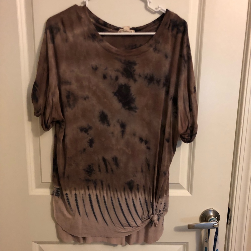 Neutral tie dye T-shirt